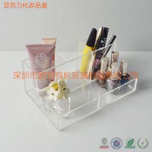 深圳厂家订制亚克力桌面彩妆收纳盒